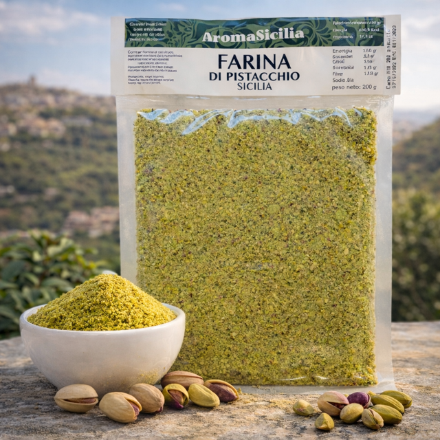 200g Gemahlene sizilianischen Pistazien aus Bronte Pistazienmehl