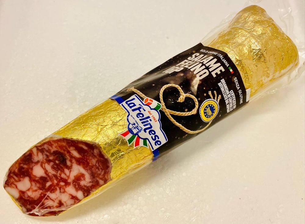 Salame Felino IGP aus Parmaschinken 1/2 Salami eingeschweißt