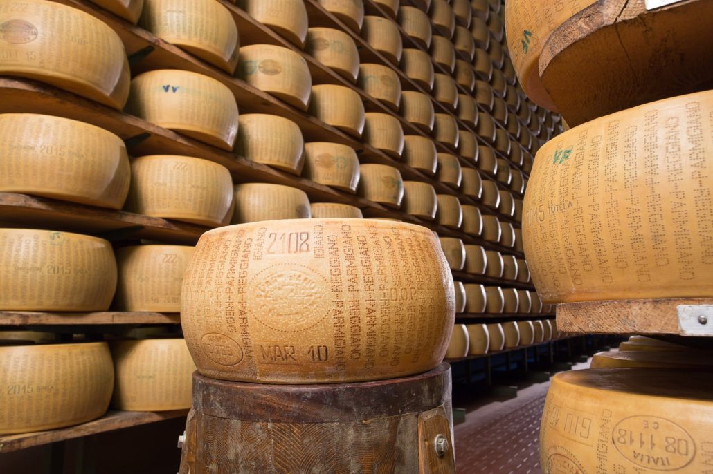 500gr Qualitätskäse 80+ Monate Parmigiano Reggiano DOP "Bruna Alpina" aus Alpenmilch Kopie