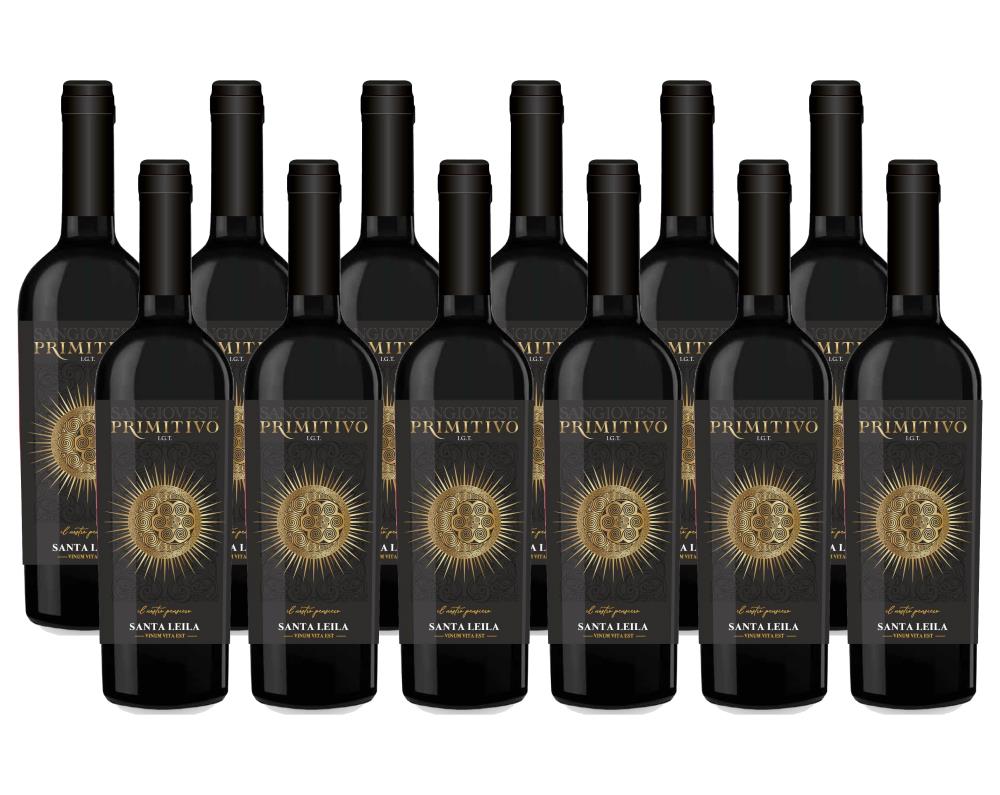 12x Sangiovese Primitivo "Santa Leila" Terre di Chieti IGT