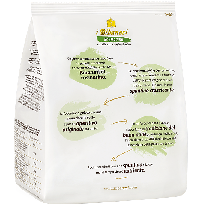 Bibanesi mit Rosmarin & Olivenöl 100g