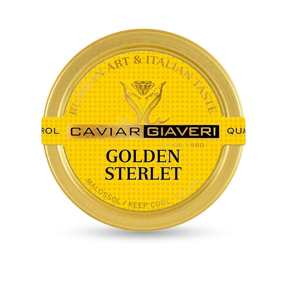 Rarität: Albino Caviar Golden Scarlet, Goldene Kaviar - Limited Edition