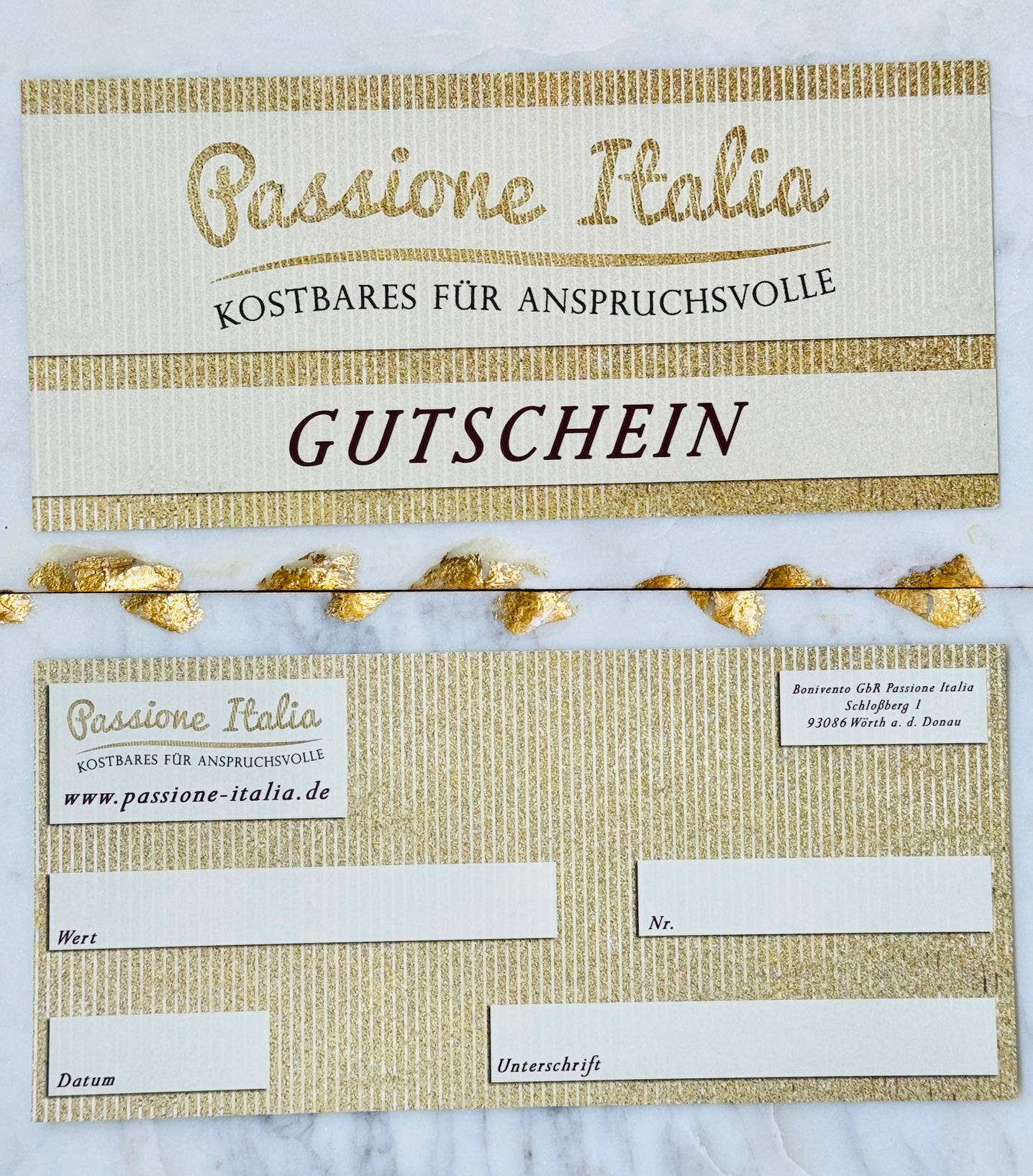 100€ Passione-Italia Geschenkgutschein