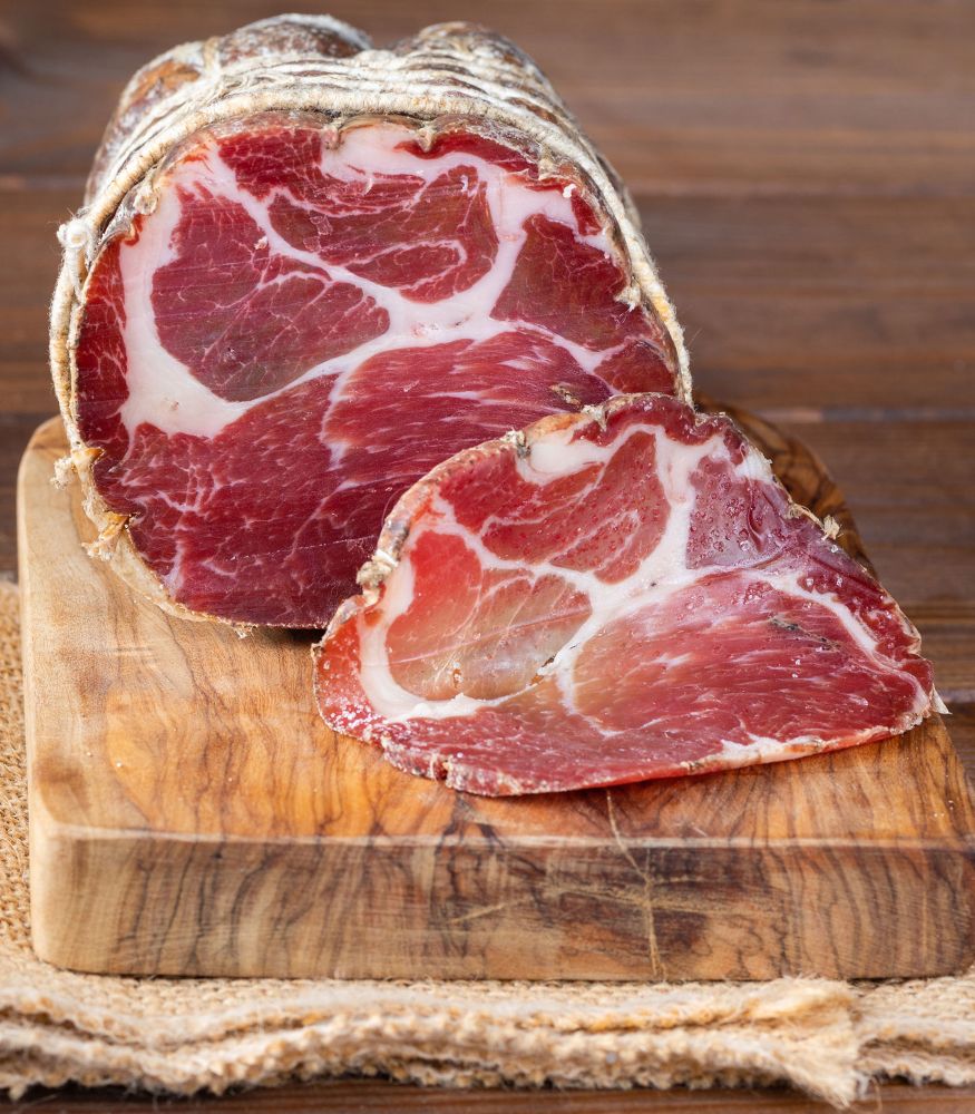 Capocollo bianco aus Kalabrien ohne Chili