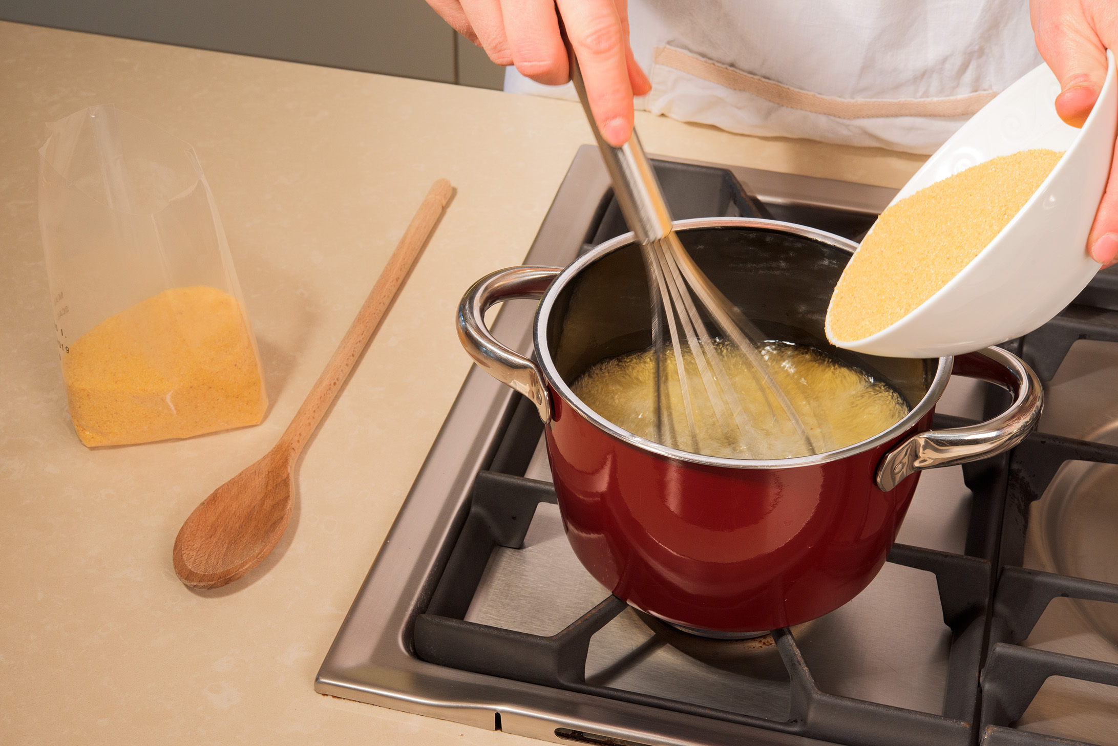 Maismehl für Gelbe Polenta - Vorgekocht