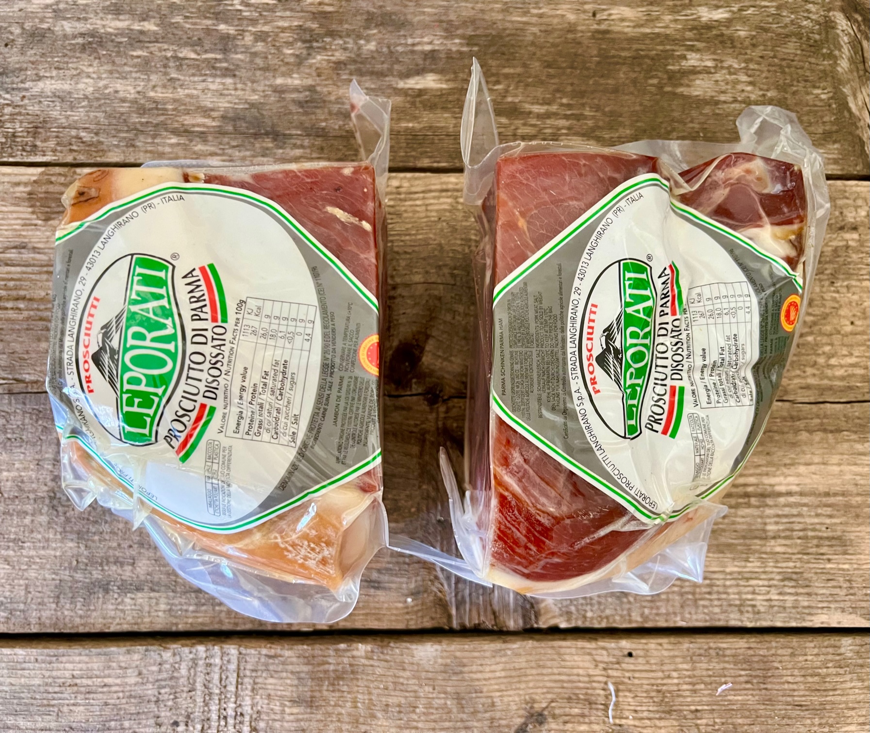 Prosciutto di Parma DOP mind. 24 Monate Leporati - Parmaschinken