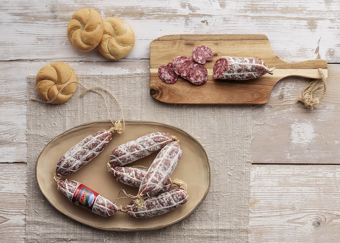 Bergsalami Wolfino di Sauris kaltgeräuchert