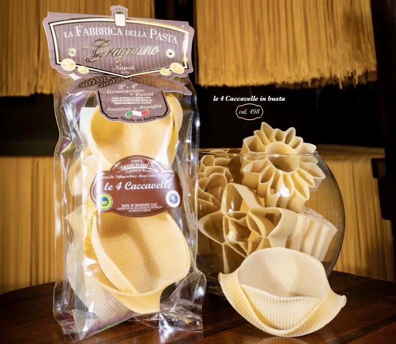 4X "a Caccavella" weltgrößte Pasta di Gragnano I.G.P.