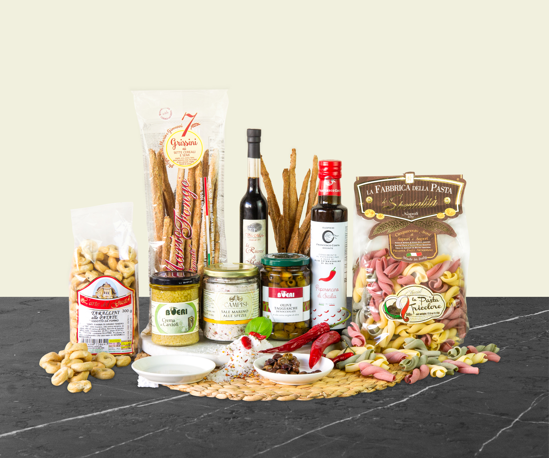 Vegetarischer Gourmetkorb " Gustoso" - Vegetarisch