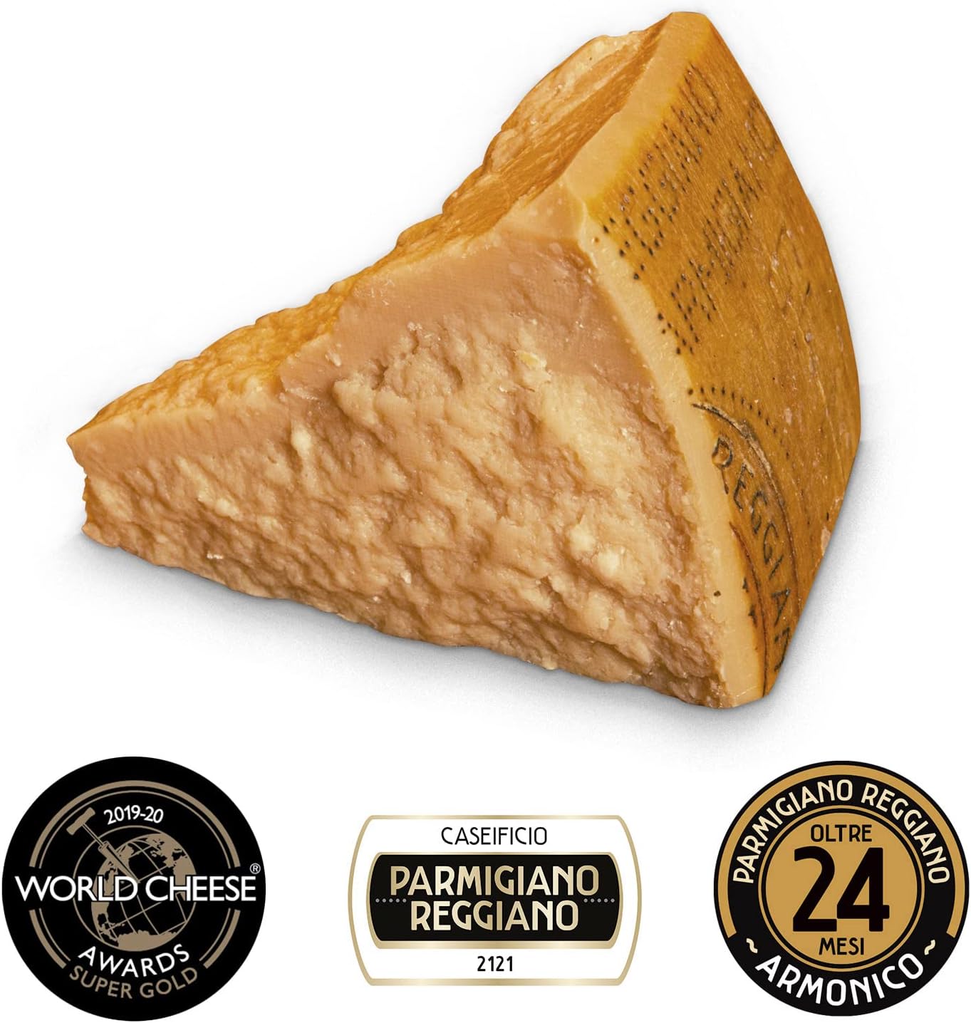 600gr./700gr.  24 Monate Parmigiano Reggiano DOP Superiore "2121" - Parmesan
