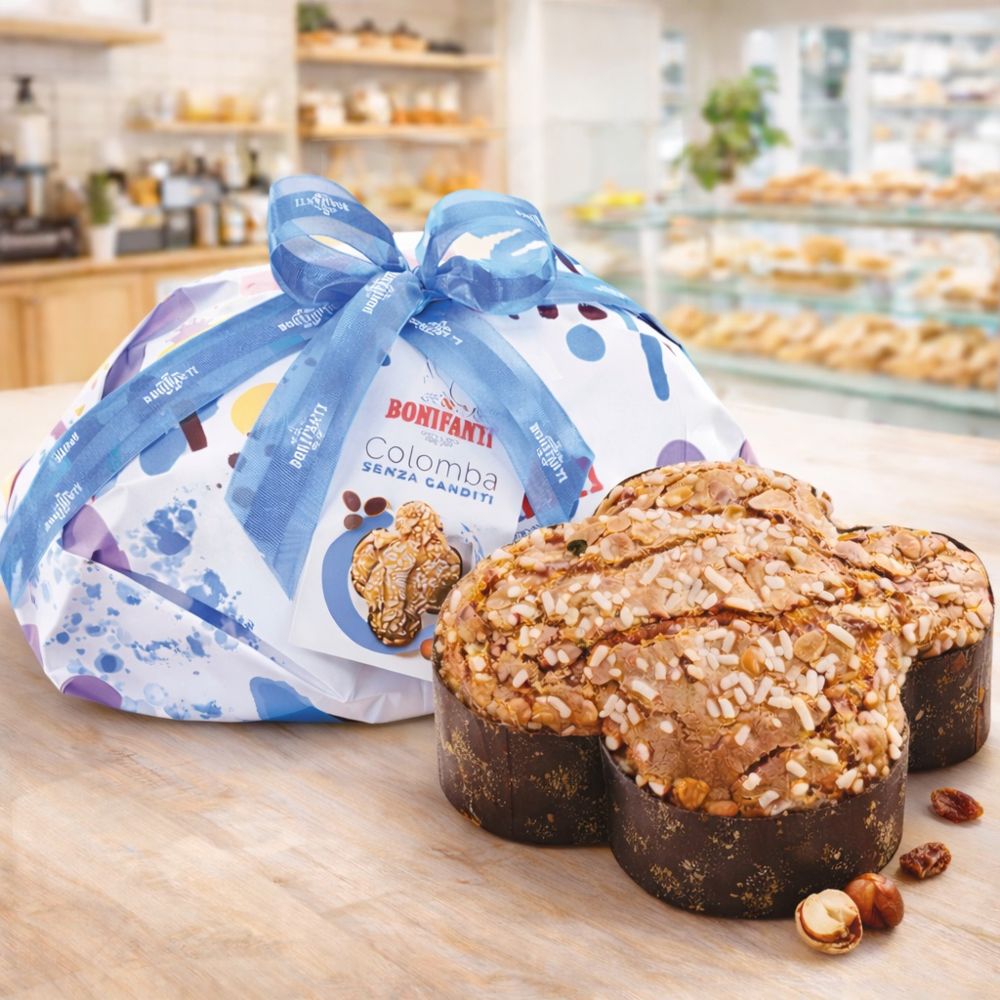 1Kg Colomba Classica Milanese ohne kand. Früchte 100% Mutterteig