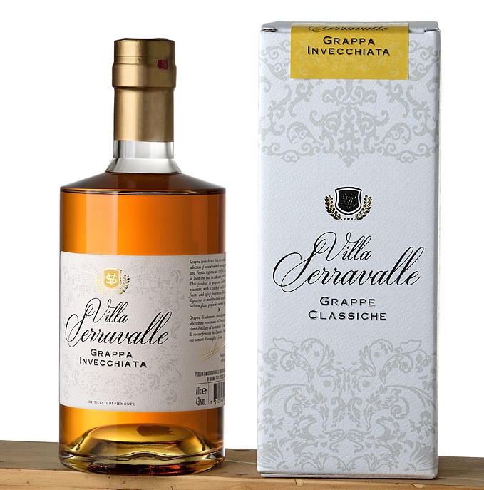 Grappa Villa Serravalle invecchiata 12 Monate, 43% Vol.