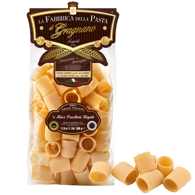 e Miez mezzi Paccheri Rigati di Gragnano IGP