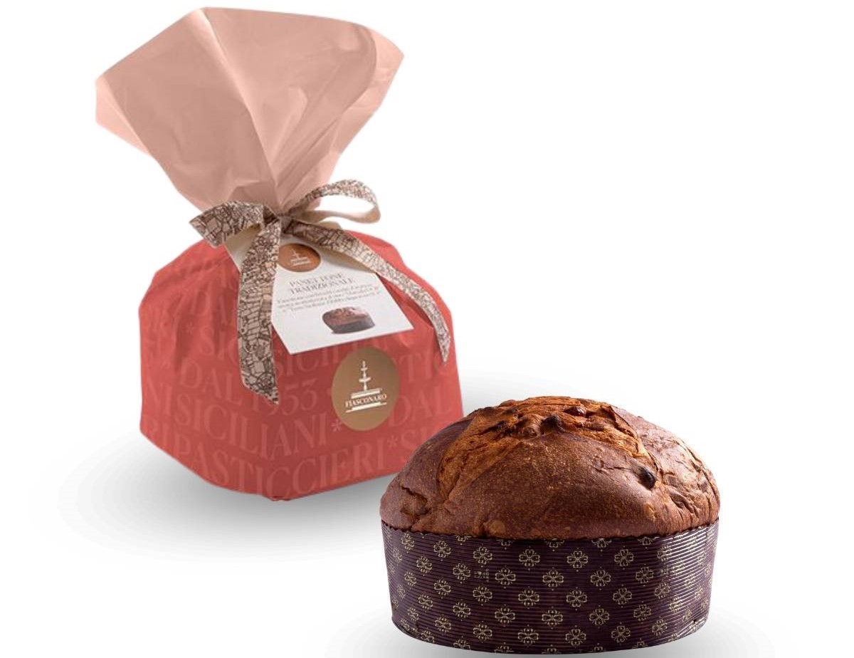 Panettone tradizionale mit Rosinen & kandierten Früchten von Fiasconaro 500gr