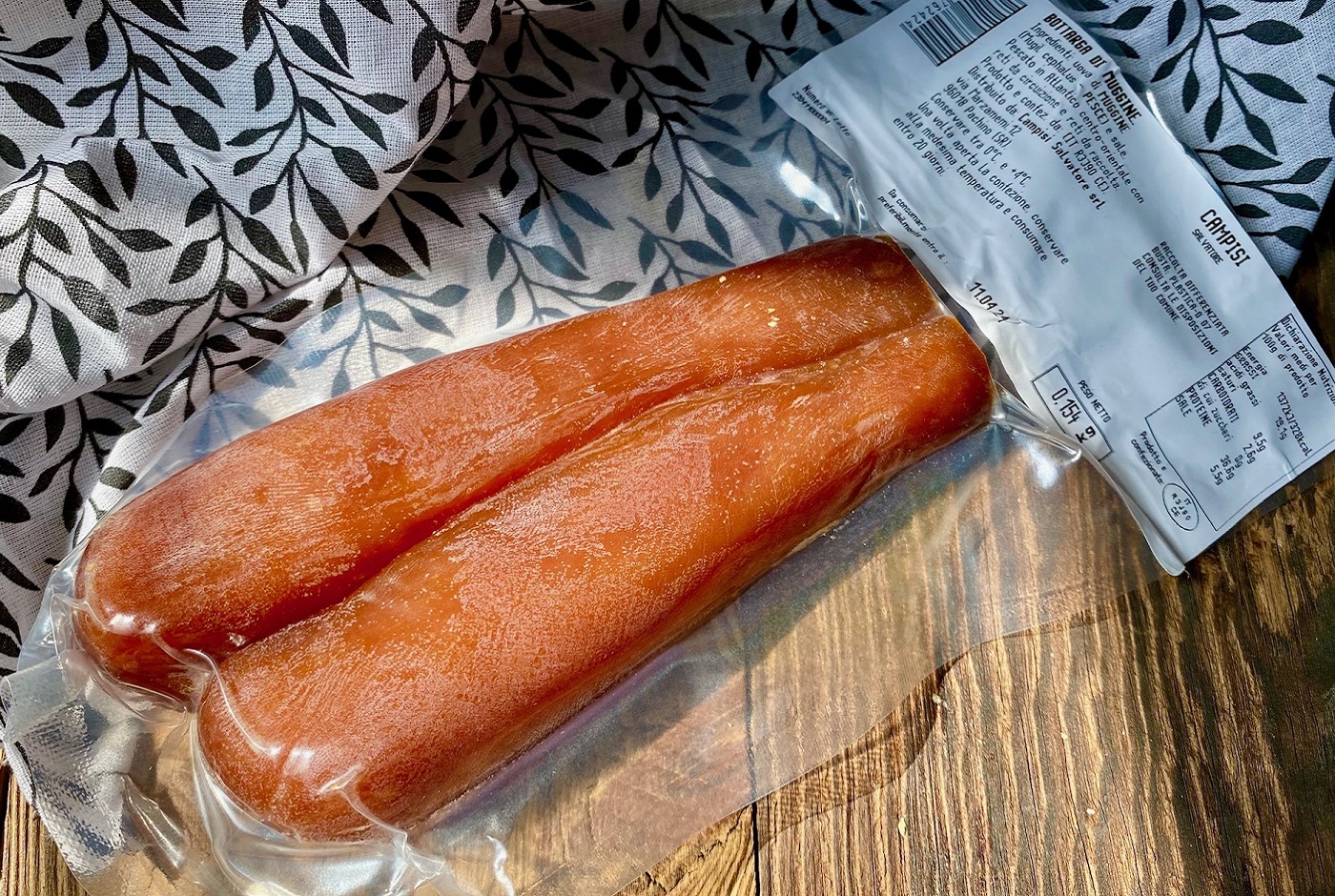 Meeräschenrogen - Bottarga di Muggine am Stück 120g (2X60g)