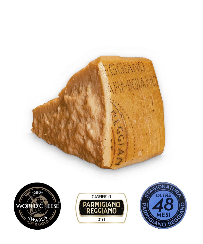 500gr 48 Monate Parmigiano Reggiano DOP Riserva - Parmesan "Stravevvhio"