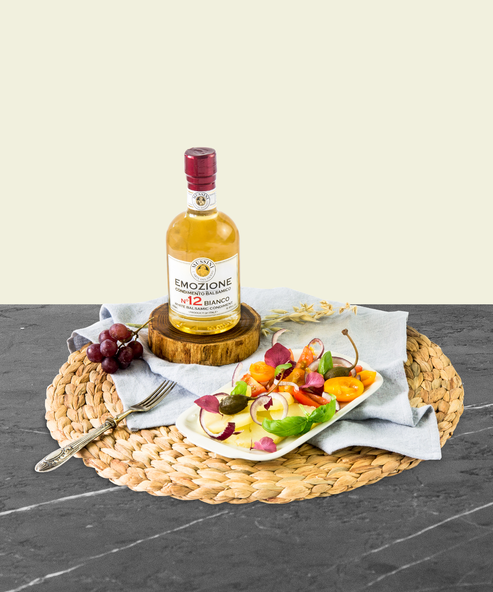 Mussini Emozione bianco - Condimento Balsamico weiß