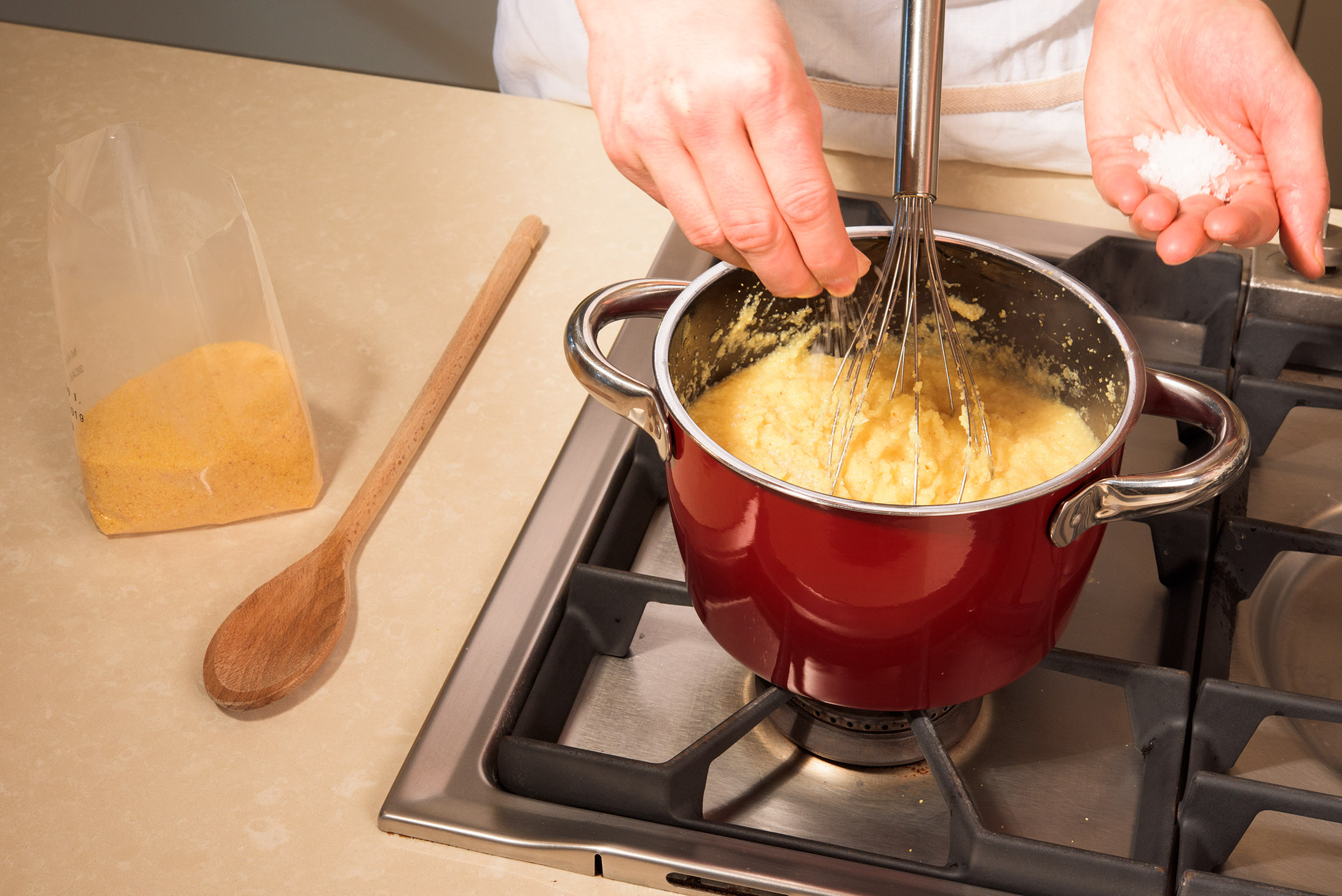 Maismehl für Gelbe Polenta