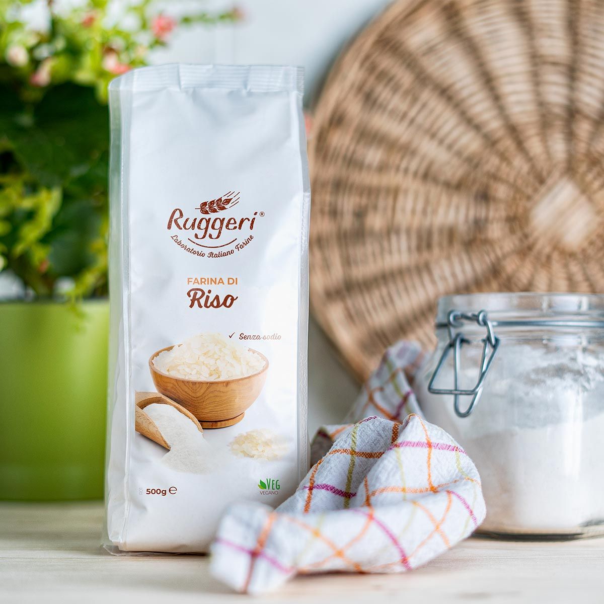 10X500g Reismehl aus 100% italienischem Reis