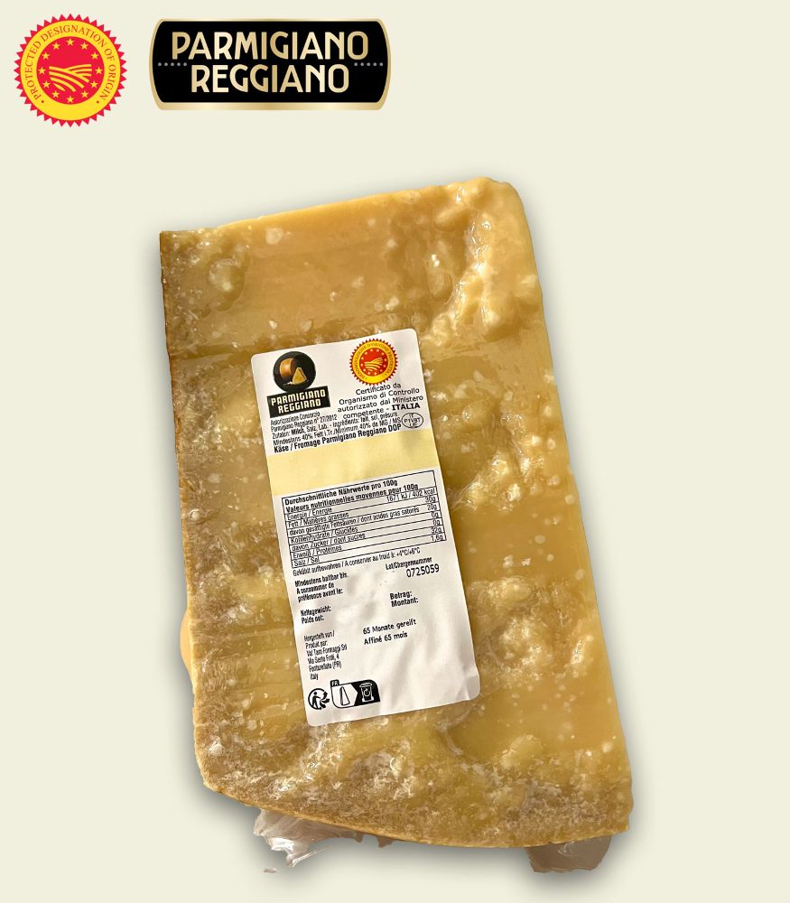 65 Monate Parmigiano Reggiano DOP Parmesan