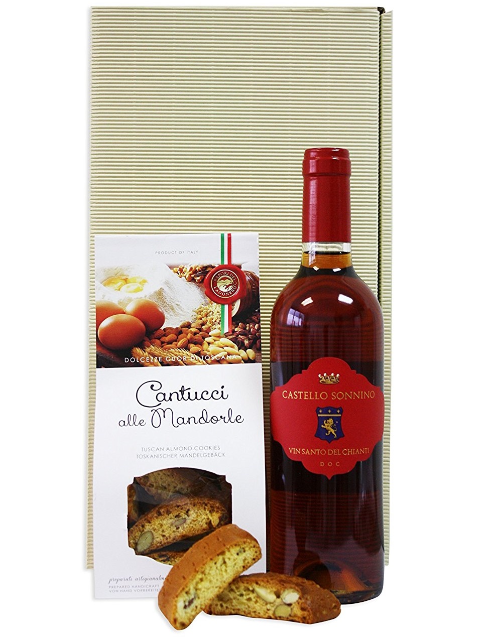 Toskana Genießerset Vinsanto 2015 & Cantucci mit Mandeln