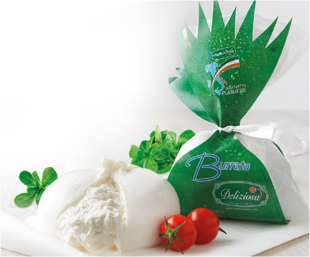 Große Burrata Mozzarella aus Apulien 250g