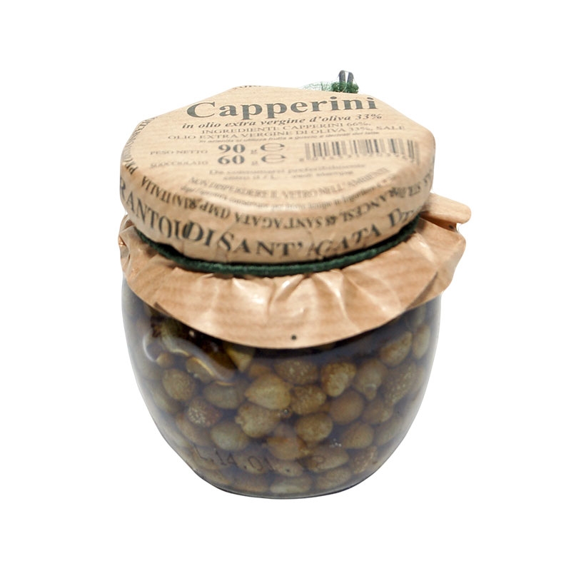 Capperini - Kapern eingelegt in Olivenöl extra vergine