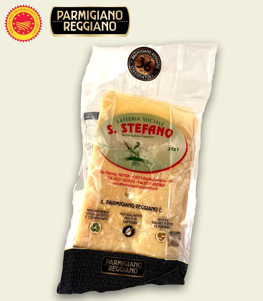 500g am Stück 36 Monate Parmigiano Reggiano  DOP Superiore "2121" Parmesan Stravecchio