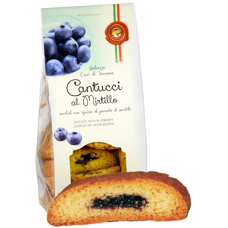 Cantucci ai mirtilli- Toskanische Cantucci mit Heidelbeeren