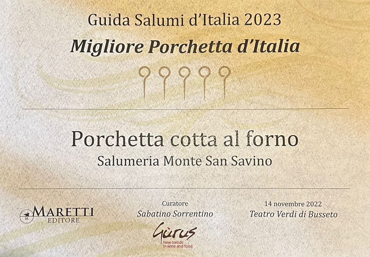 Angebot! Porchetta Toskana aus dem Holzofen, preisgekrönt