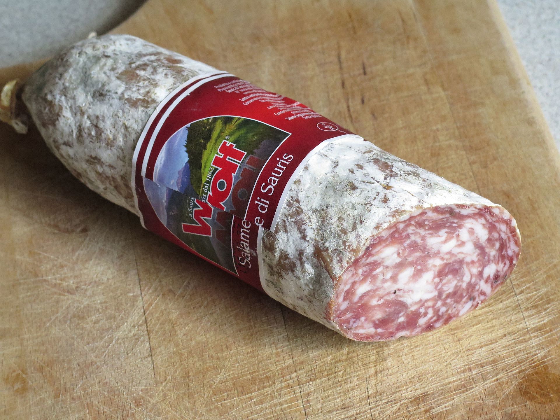 Knoblauchfreie Salame di Sauris - Bergsalami aus den Friaul