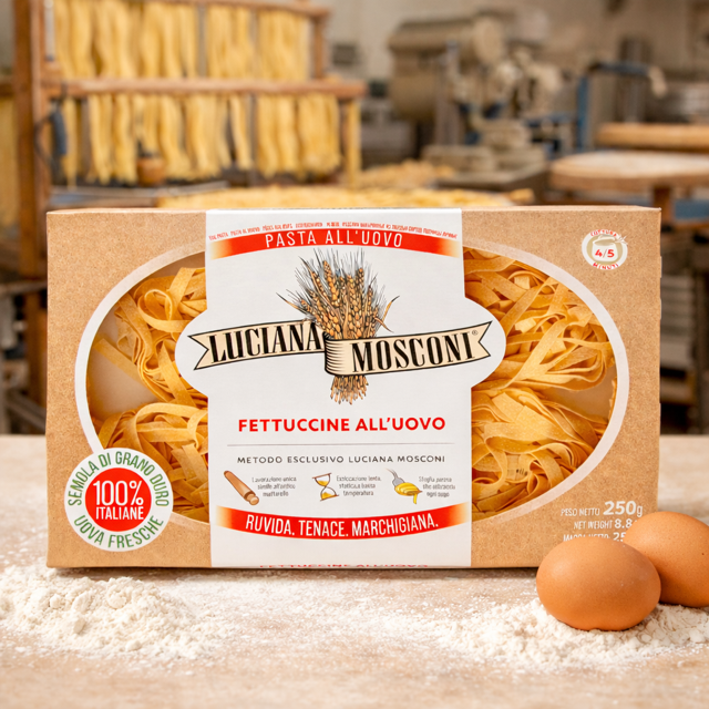 Angebot 3X250g Fettuccine all'uovo - Luciana Mosconi - Eiernudel handwerkliche Qualität