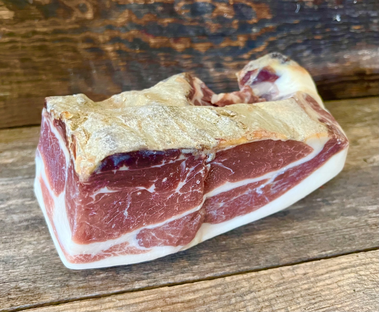 Prosciutto crudo rustico 18 Monate - Luftgetrochnete Schinken Rustikal aus Kalabrien