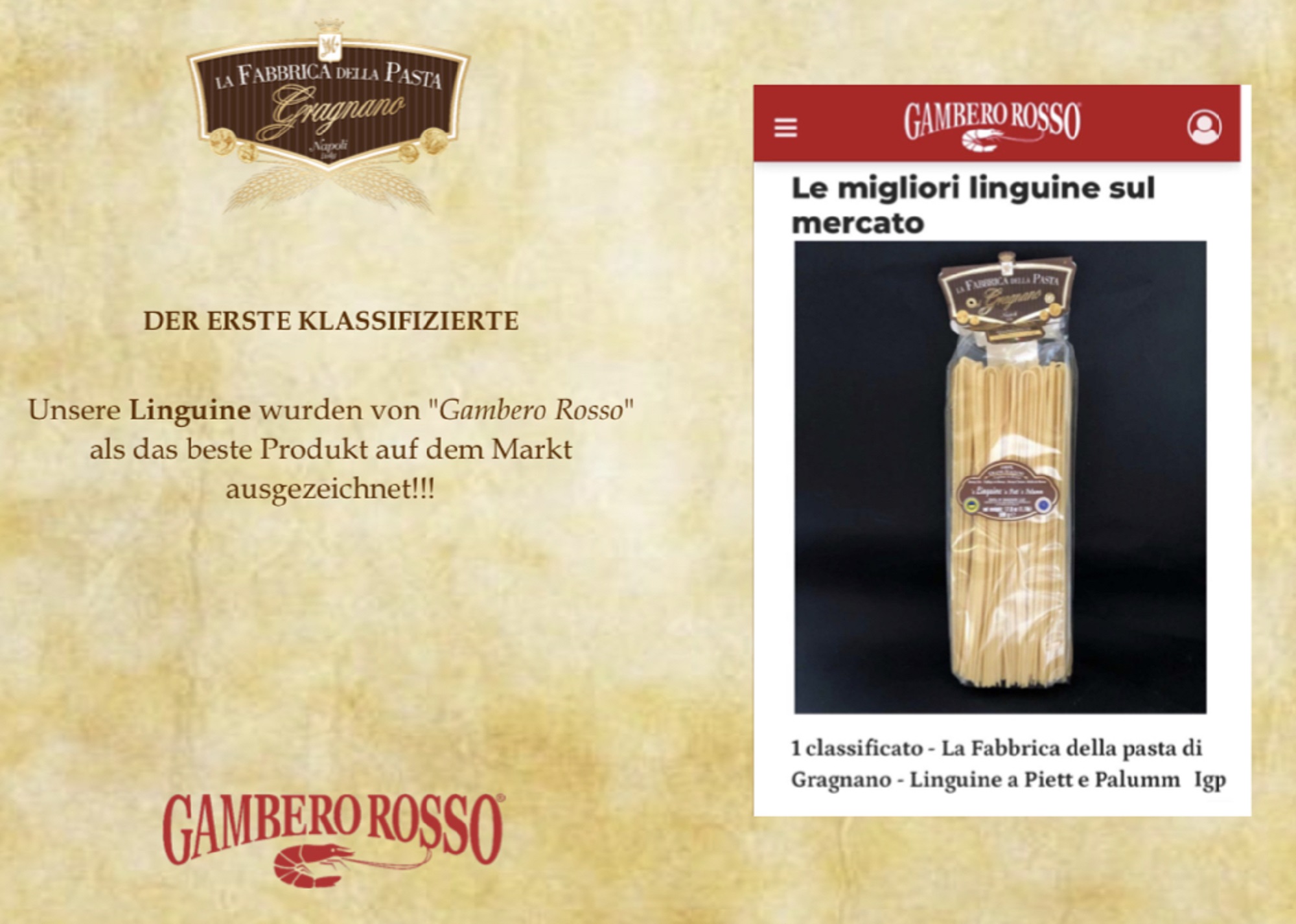 Linguine di Gragnano IGP Angebot 3x500g