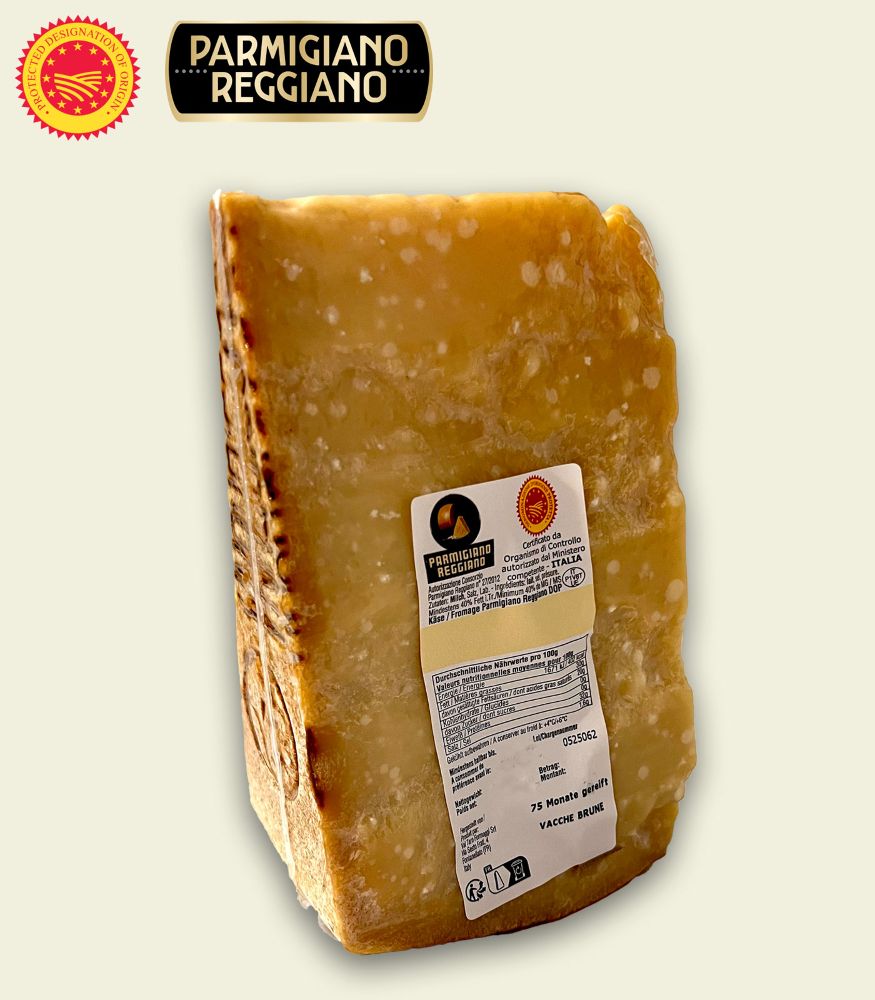 75 Monate Parmigiano Reggiano DOP Parmesan