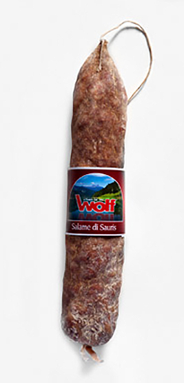 Knoblauchfreie Salame di Sauris - Bergsalami aus den Friaul