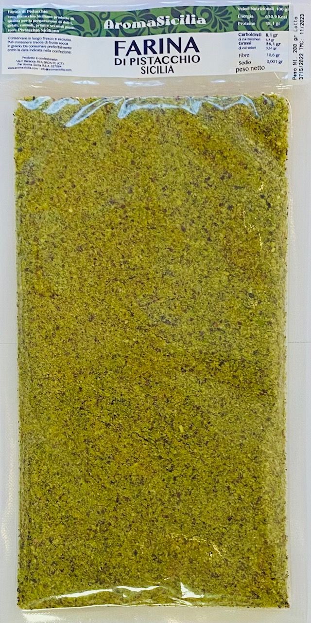 200g Gemahlene sizilianischen Pistazien aus Bronte Pistazienmehl