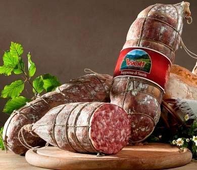 Soppressa di Sauris - leicht geräucherte Salami