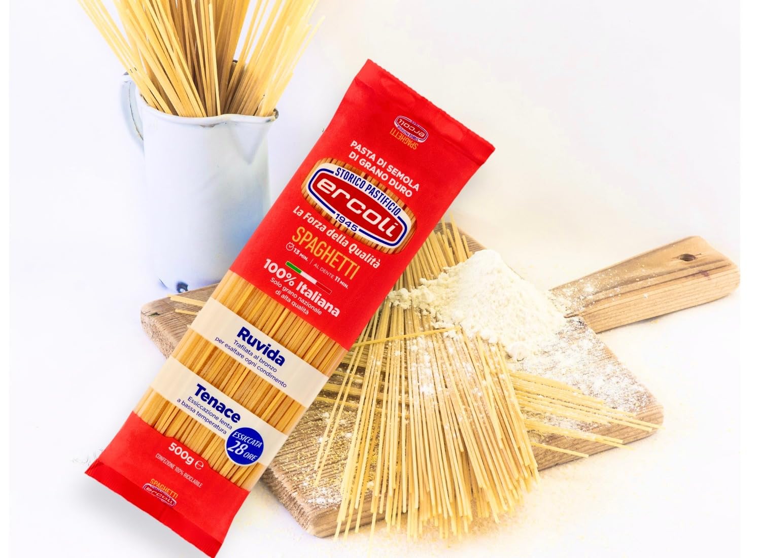 Angebot 6+1 Gratis Spaghetti trafilati al Bronzo 100% Italienische Hartweizengrieß