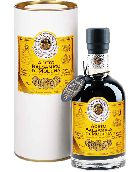 In Geschenkdose preisgekrönter Aceto Balsamico di Modena IGP 5 Goldmedaillen "Il denso" 