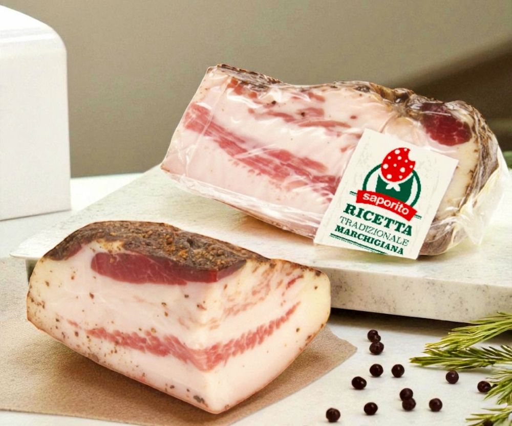 Guanciale al Pepe – Schweinebackenspeck mit schwarzem Pfeffer