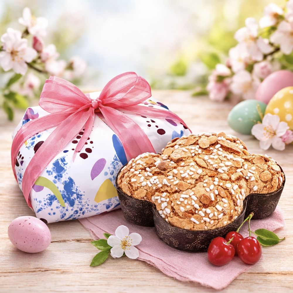 1Kg Bonifanti Colomba Milanese mit kandierten Amarena Kirschen, ohne Orangeat