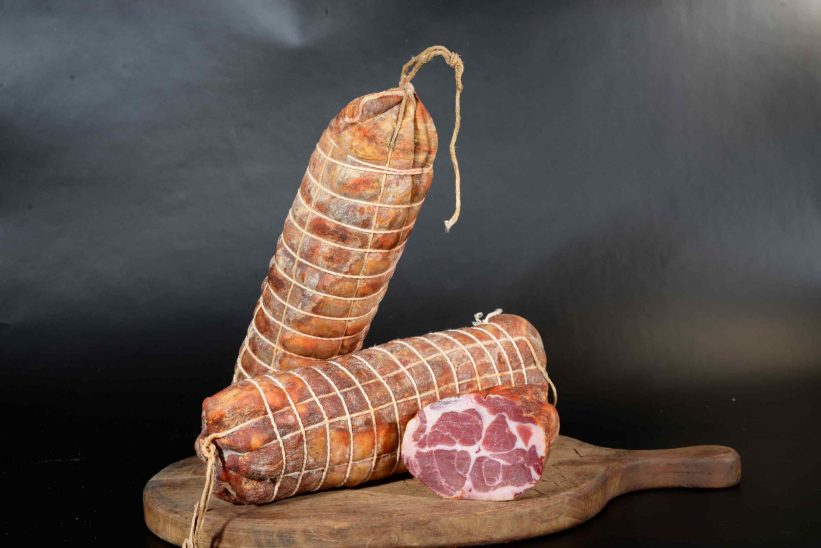 Capocollo aus Kalabrien DOP, klassische Rezeptur ohne Chili